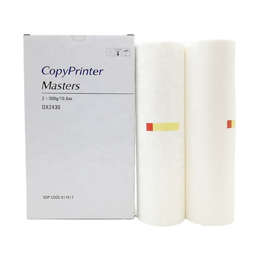 Copy Printer DX2430 Master Roll B4 For Ricoh Priport DX 2430 Digital Duplicator Photocopier Machine - Twin Pack