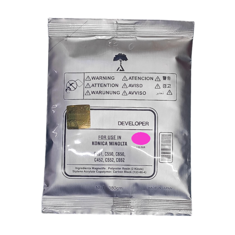 Developer Toner Powder Magenta For Konica Minolta BizHub C451 / C550 / C650 / C452 / C552 / C652 Color Copier Machine2