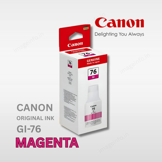 Canon GI-76 MAGNETA Ink Bottle (135ml) – Pigment Ink for MAXIFY GX Series