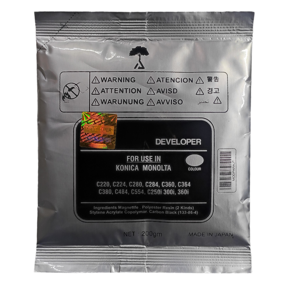 Developer Toner Powder Black For Konica Minolta Bizhub C220 / C224 / C226 / C280 / C258 / C280 / C284 / C308 / C360 / C364 / C368 / C554 / C250I / C300I / 360I Color Laser Multifunction Printer1