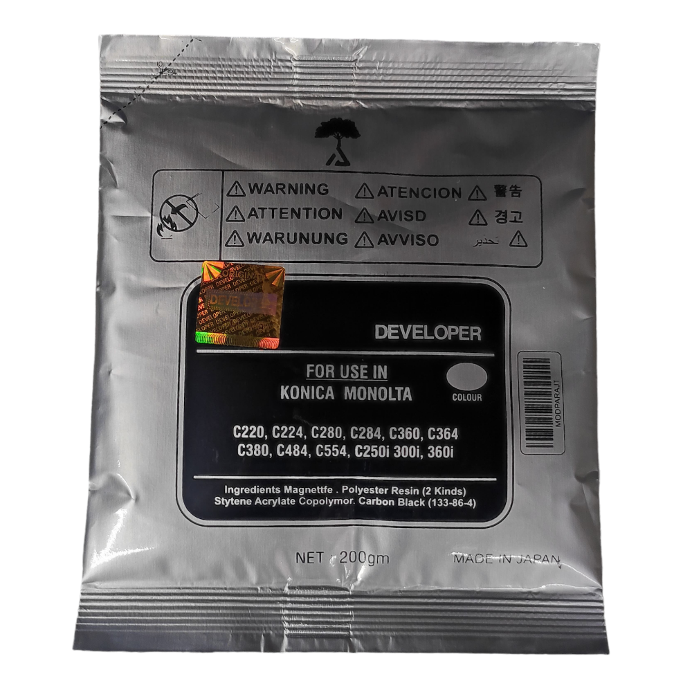 Developer Toner Powder Black For Konica Minolta Bizhub C220 / C224 / C226 / C280 / C258 / C280 / C284 / C308 / C360 / C364 / C368 / C554 / C250I / C300I / 360I Color Laser Multifunction Printer2