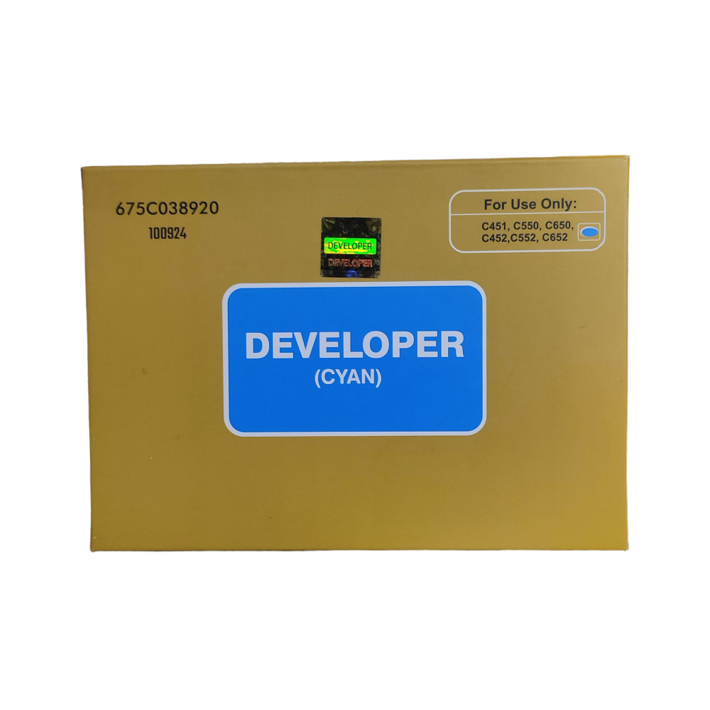 Developer Toner Powder Cyan For Konica Minolta BizHub C451 / C550 / C650 / C452 / C552 / C652 Color Copier Machine2