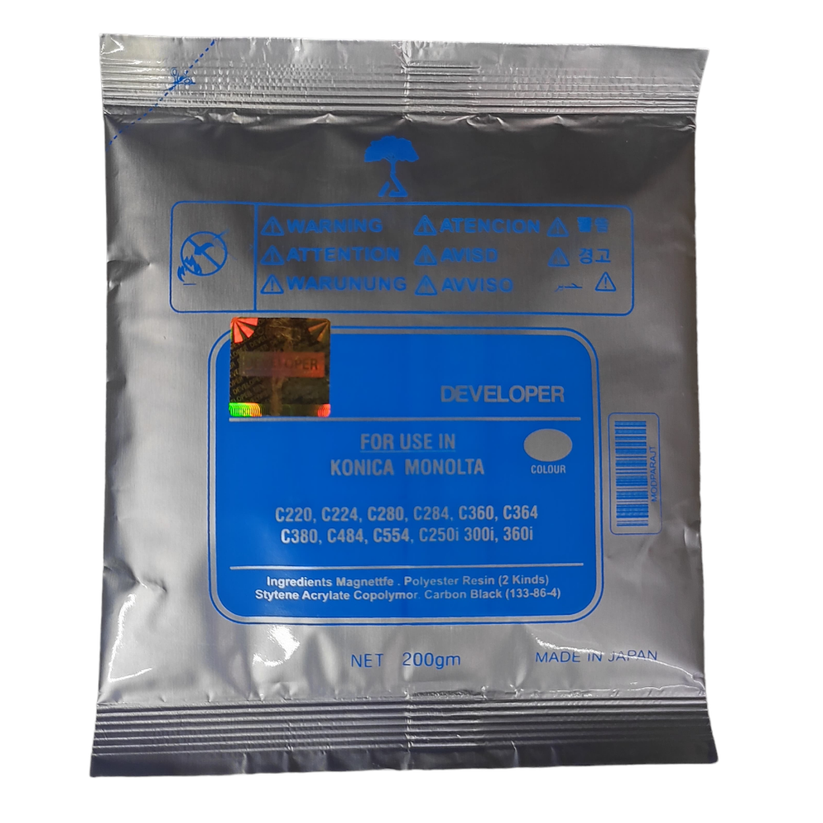 Developer Toner Powder Cyan For Konica Minolta Bizhub C220 / C224 ...