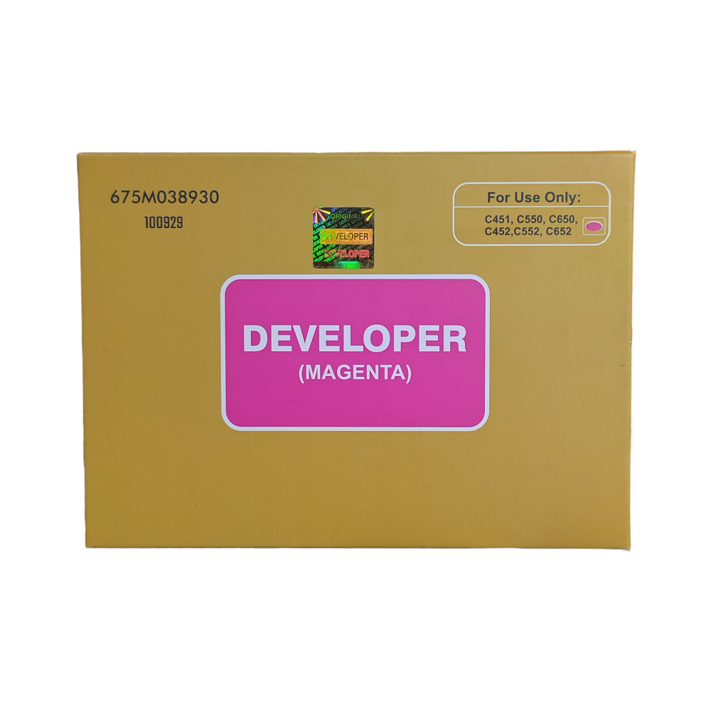 Developer Toner Powder Magenta For Konica Minolta BizHub C451 / C550 ...