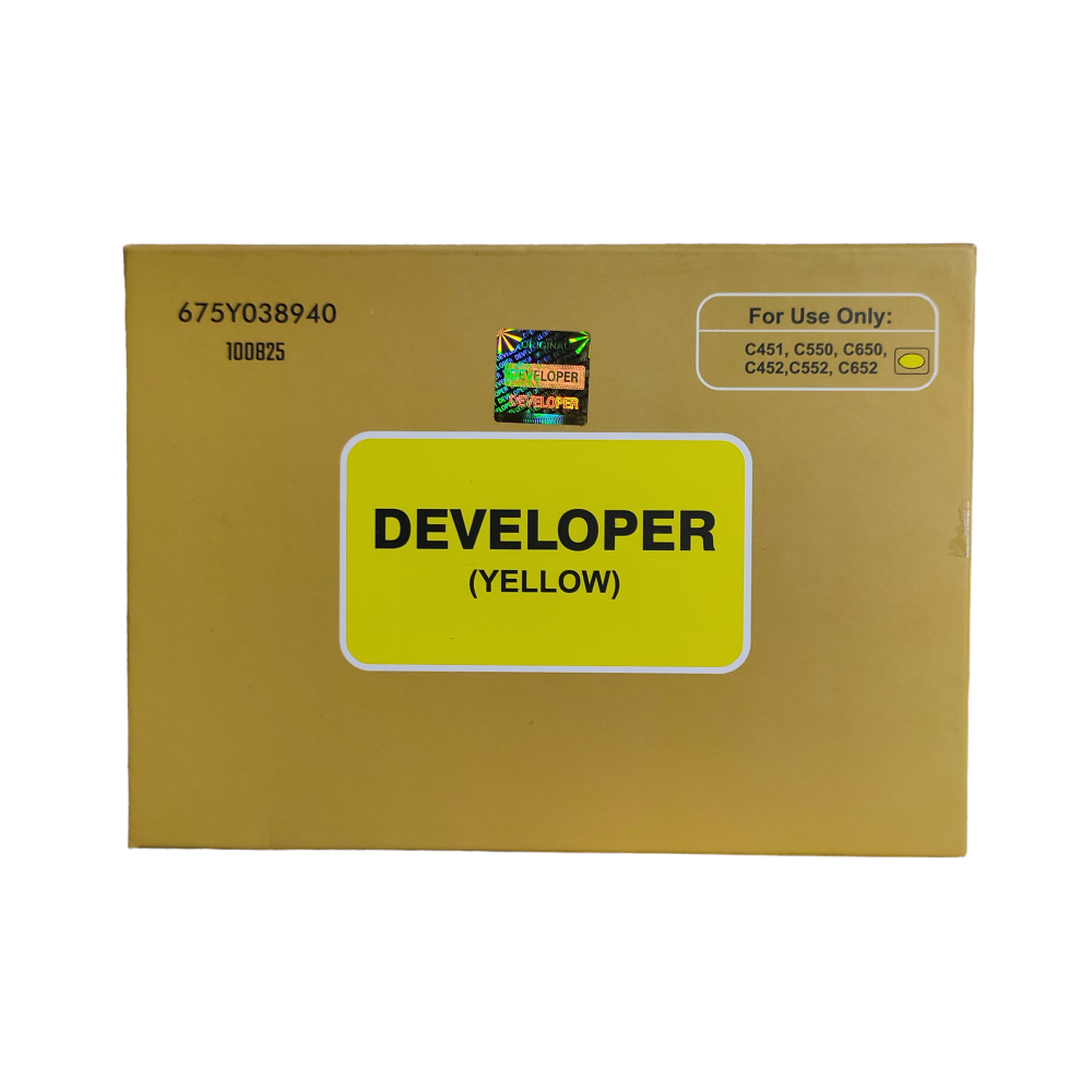 Developer Toner Powder Yellow For Konica Minolta BizHub C451 / C550 ...