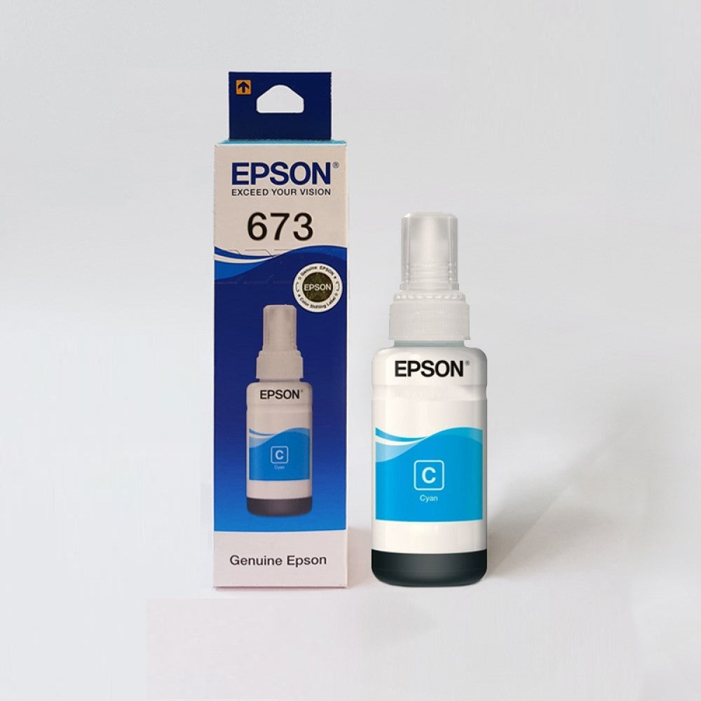 Epson T6732 / 673 Cyan Genuine Ink Bottle 70 ml – ImageInfo.in