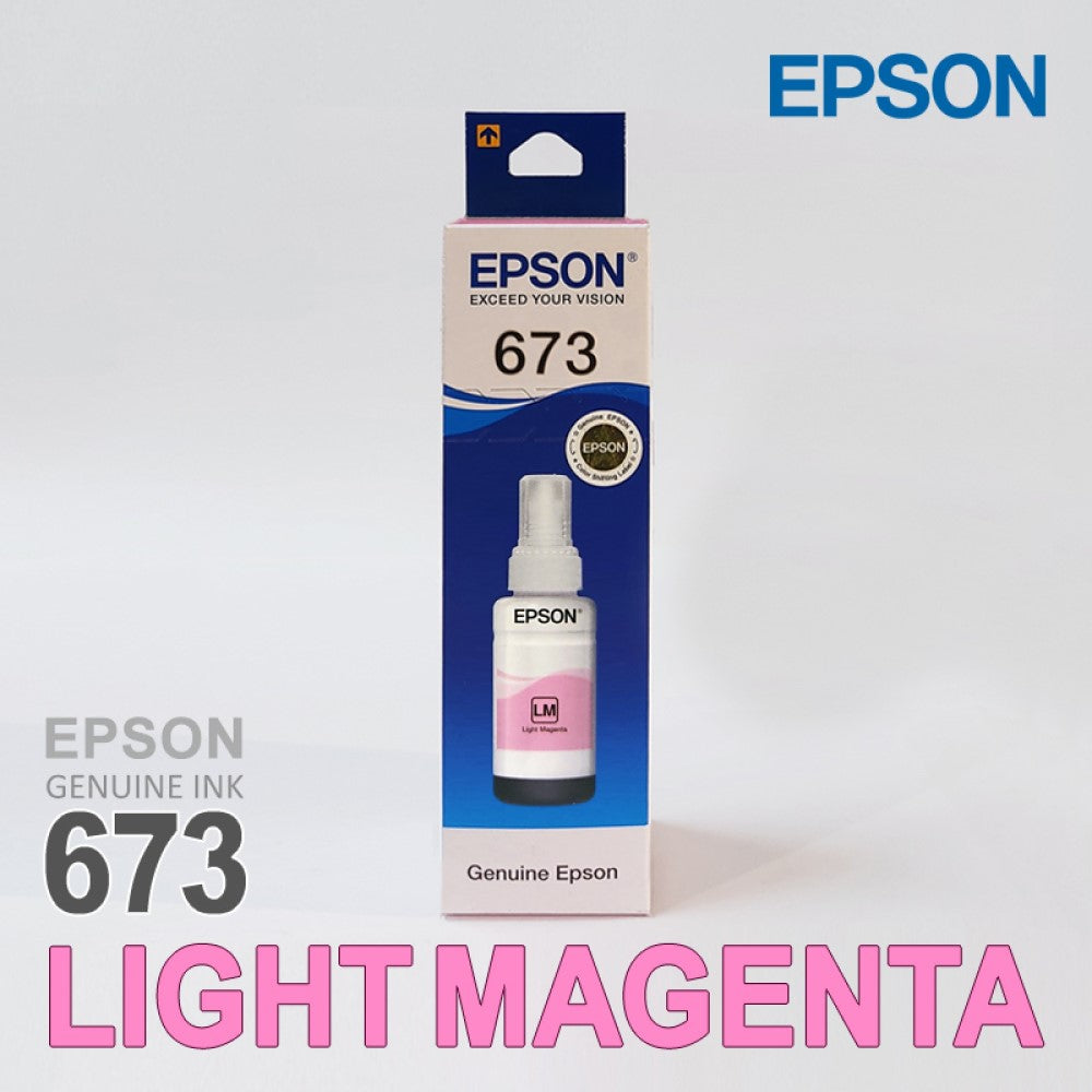 G673 Ink Epson T6736 / 673 Light Magenta Genuine Ink Bottle 70 ml – ImageInfo.in
