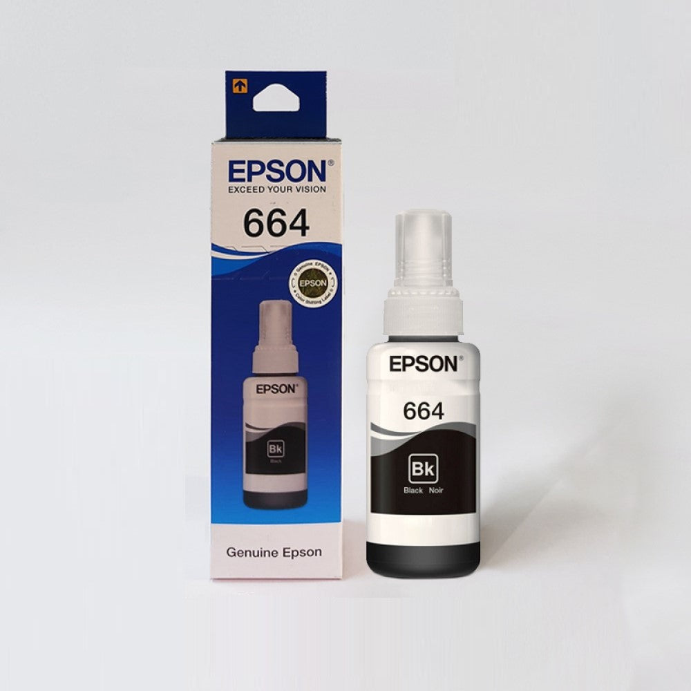 Epson T6641 / 664 Black Genuine Ink Bottle 70 ml – ImageInfo.in