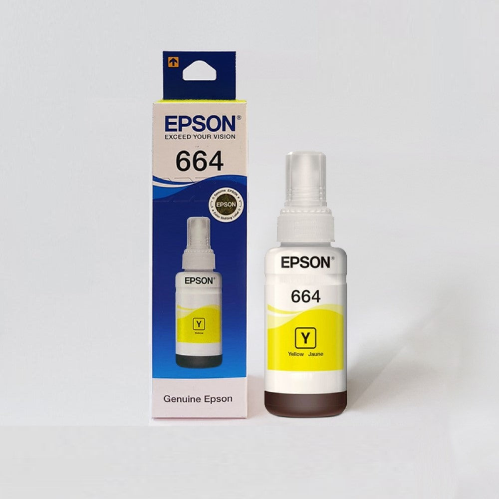 T6643 Color Epson T6643 / 664 Yellow Genuine Ink Bottle 70 ml – ImageInfo.in