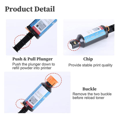 ImageInfo 103A Toner Cartridge for HP 103A/ W1103A, 103A Toner Reload Kit for HP Neverstop Laser MFP 1200w, Neverstop Laser MFP 1200a, Neverstop Laser 1000a, Neverstop Laser 1000w1