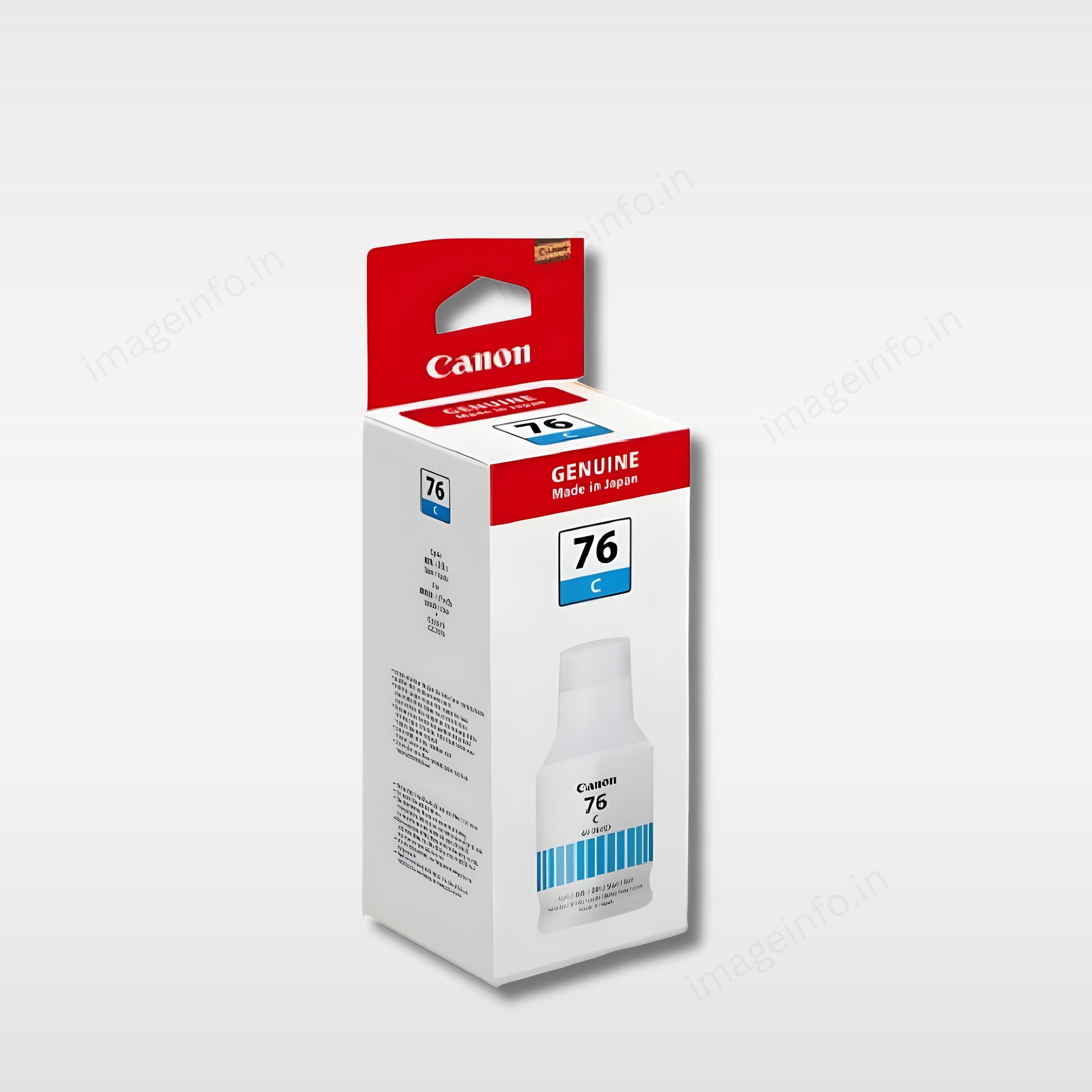 Canon GI-76 Cyan Ink Bottle (135ml) – High-Yield Pigment Ink for MAXIFY GX Series