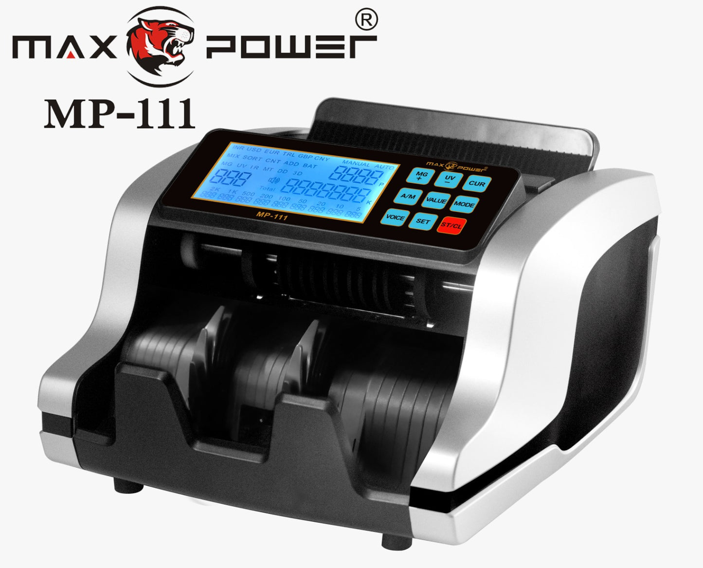 BLACKGOLD Semi Value Counting Machine with Fake Note Detection | LCD Display | Customer Viewing Screen | Advanced Counterfeit Detection